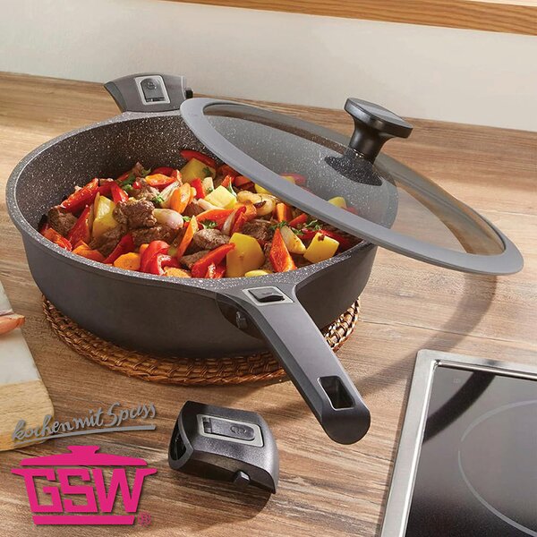 PÁNEV NA DUŠENÍ povrch Vitaflon® Granit 28/8,2 cm GSW - Online Only vaření, Online Only