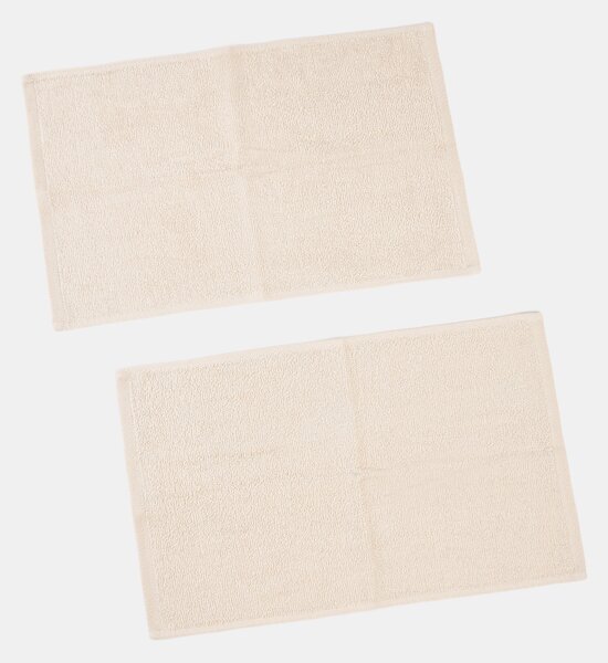 Sinsay - Jednobarevné bavlněné ručníky 2 pack - béžová