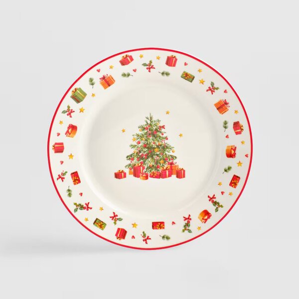 HOME & YOU Talíř stromek 21 cm - bílá