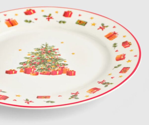 HOME & YOU Talíř stromek 21 cm - bílá