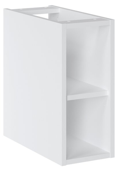 ViaDomo Via Domo - Koupelnová skříňka nízká policová Iconic White - bílá - 80x20x46 cm
