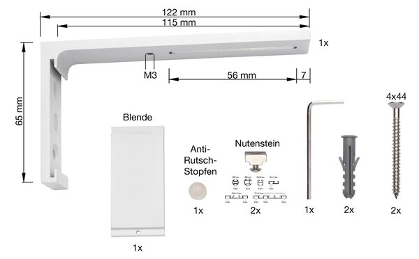 NOSNÍK Homeware - Tyče & kolejnice na záclony