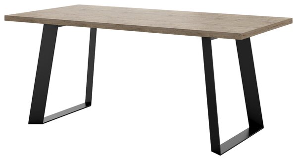 JÍDELNÍ STŮL, černá, koňaková, 180/90/76 cm Hom`in