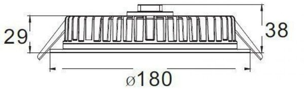Deko-Light stropní vestavné svítidlo LED Panel Roa III 20 28V DC 20,00 W 4000 K 1970 lm bílá 565234