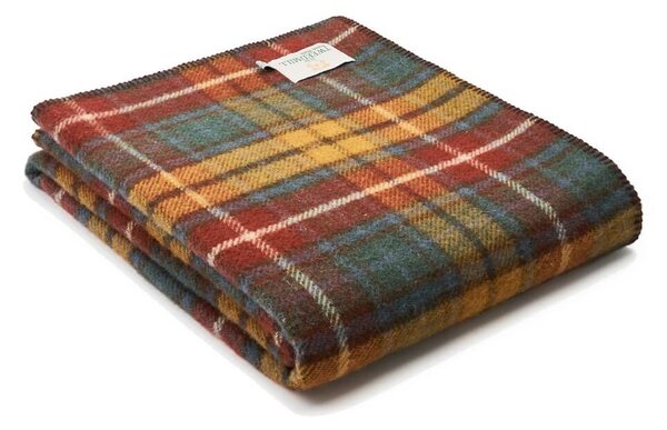 Vlněná deka Tartan Antique Buchanan 200 x 150 cm Tweedmill