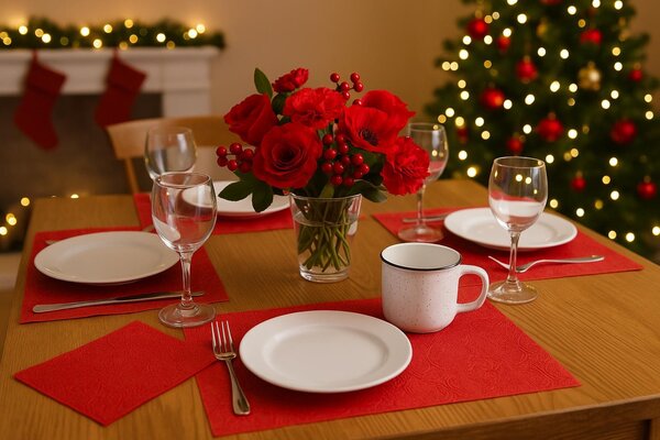 Ubrousky Elegance červené 3400279