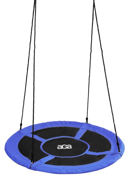 Aga Závěsný houpací kruh 110 cm Modrý
