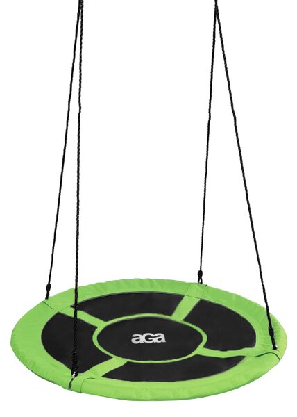 Aga Závěsný houpací kruh 110 cm Světle zelený