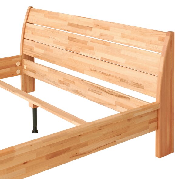 POSTEL, 180/200 cm, jádrový buk MID.YOU - Manželské postele, Online Only
