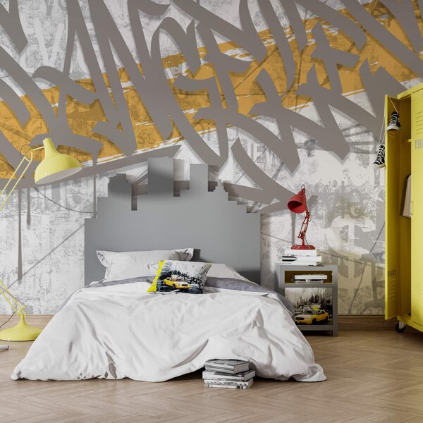 Fototapeta Graffiti na zdi, Moderní fototapety, Populární fototapety, t00088 - Tapeko.co.cz
