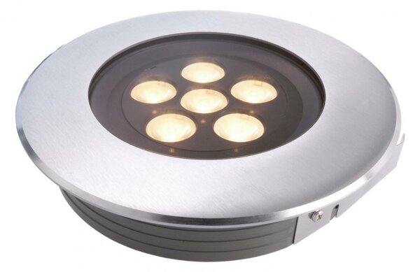 Deko-Light zemní svítidlo Flat I WW 220-240V AC/50-60Hz 12,20 W 3000 K 860 lm stříbrná 100114