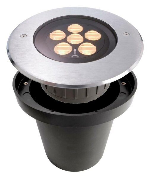 Deko-Light zemní svítidlo HP IV WW 24V DC 14,00 W 3000 K 800 lm stříbrná 730296