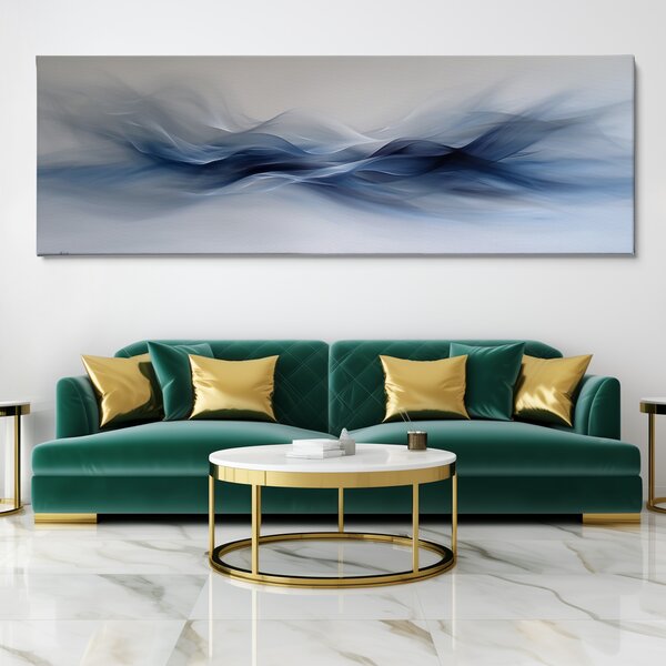Obraz na plátně - Jemné doteky FeelHappy.cz Velikost obrazu (šířka x výška): 120 x 40 cm