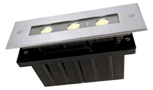 Deko-Light zemní svítidlo Line I WW 220-240V AC/50-60Hz 5,50 W 3000 K 340 lm 195 mm stříbrná 730292