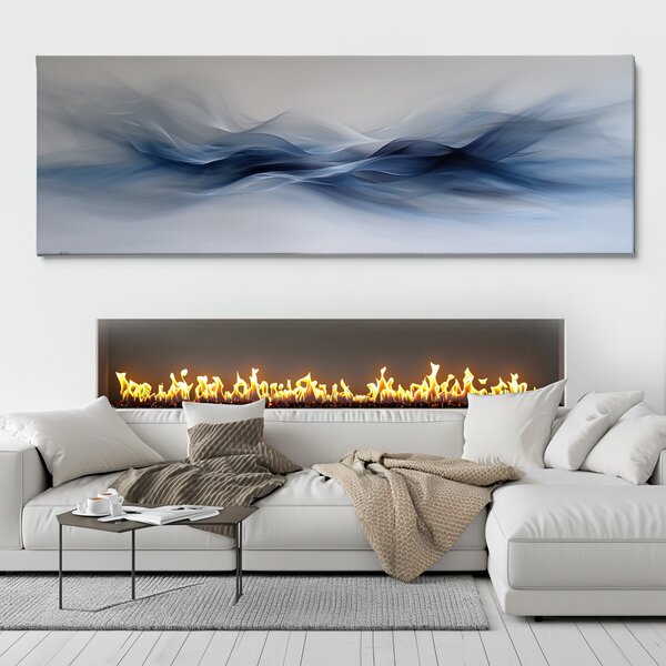 Obraz na plátně - Jemné doteky FeelHappy.cz Velikost obrazu (šířka x výška): 120 x 40 cm