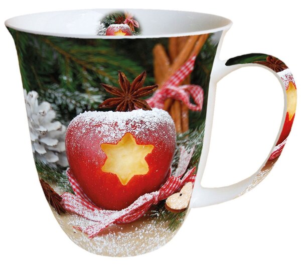 Hrnek vánoční Jablko a badyán porcelánový 400ml 2000569