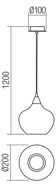 Smarter Závěsné svítidlo Tanner, ø20cm