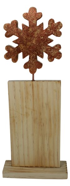 Dekorace vločka vysoká 32*13cm 3003223