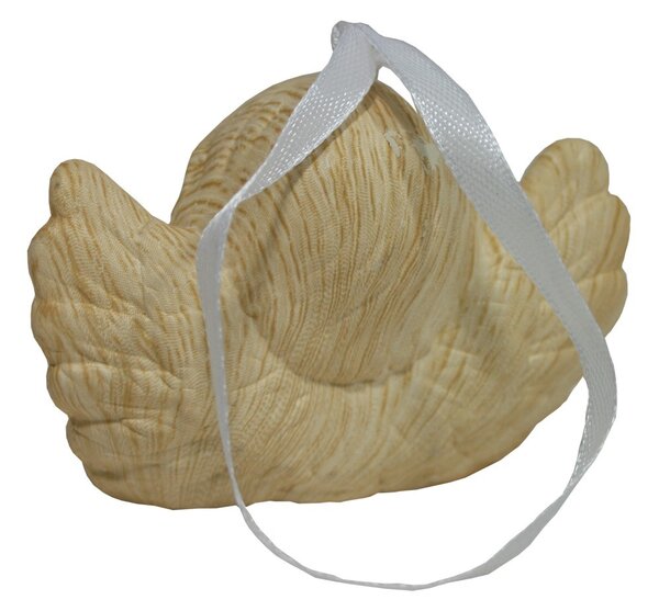 Andělíček keramický motiv dřevo 7*5cm 2009203