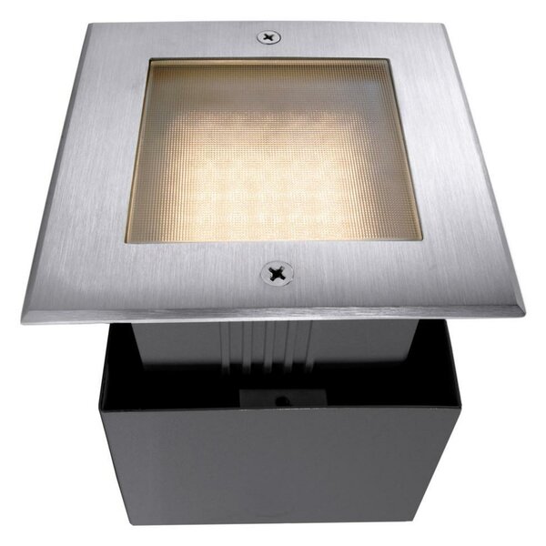 Deko-Light zemní svítidlo Square II WW 220-240V AC/50-60Hz 3,20 W 3000 K 160 lm 125 mm stříbrná 730248