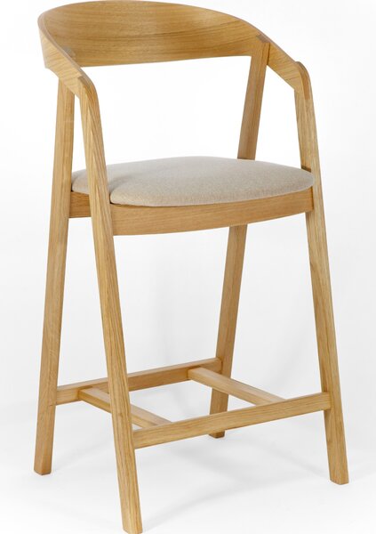 Dubová židle čalouněná barová NK-50mc