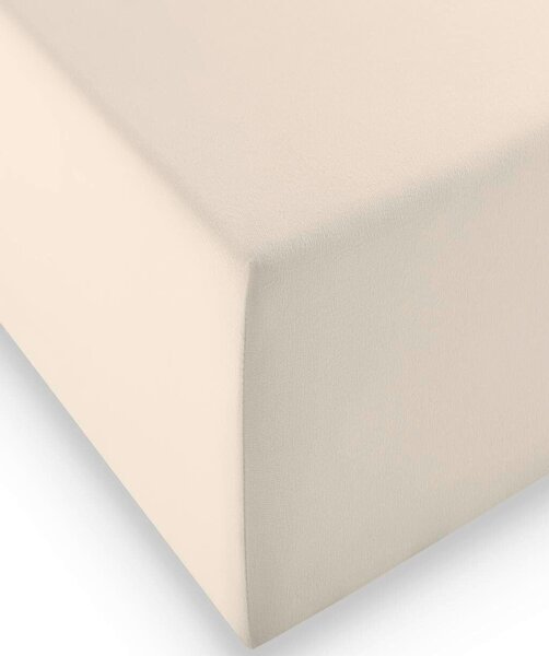 ELASTICKÉ PROSTĚRADLO, krémová, 200/200 cm Fleuresse - Prostěradla