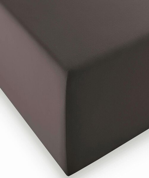 ELASTICKÉ PROSTĚRADLO, antracitová, 200/200 cm Fleuresse - Prostěradla