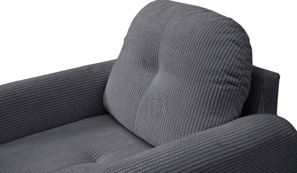 Křeslo Clover (tmavě šedá). Akce -26%
