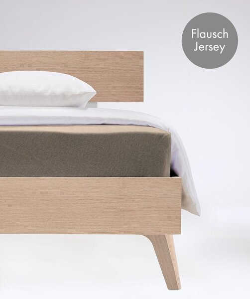 ELASTICKÉ PROSTĚRADLO, šedohnědá, 100/200 cm Fleuresse - Prostěradla