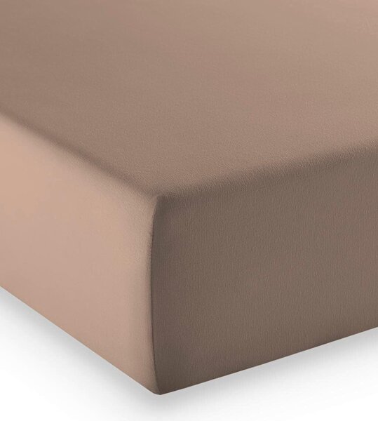 ELASTICKÉ PROSTĚRADLO, šedohnědá, 100/200 cm Fleuresse - Prostěradla