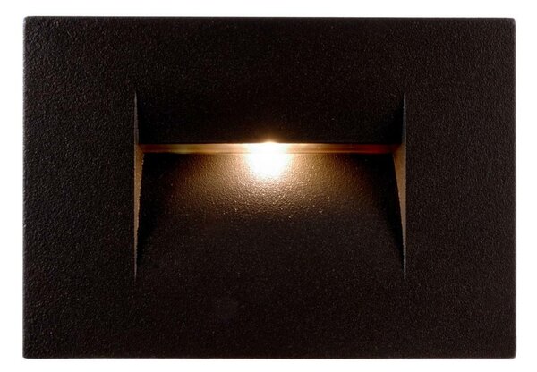 VÝPRODEJ VZORKU Deko-Light KapegoLED vestavné svítidlo do zdi Yvette I A 220-240V AC/50-60Hz 5,00 W 3000 K 75 lm 107 mm antracit 763004