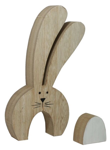 Dekorace zajíc ušák 26,5cm 4000024