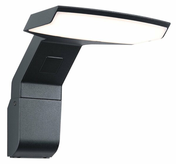 PAULMANN LED venkovní nástěnné svítidlo Zenera neláká hmyz a IP44 150x194mm 2200 - 3000K 10W 230V antracit kov