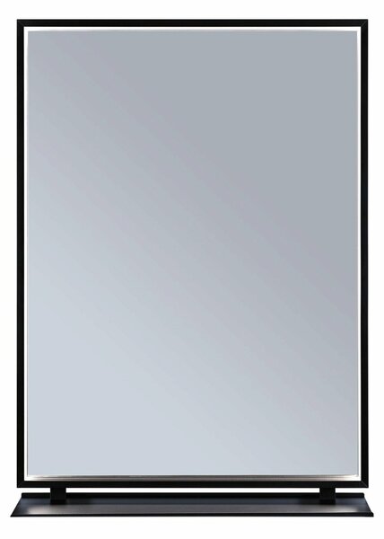 PAULMANN LED zrcadlo s osvětlením Miro IP44 měnitelná bílá 230V 11W zrcadlo/černá mat hranaté