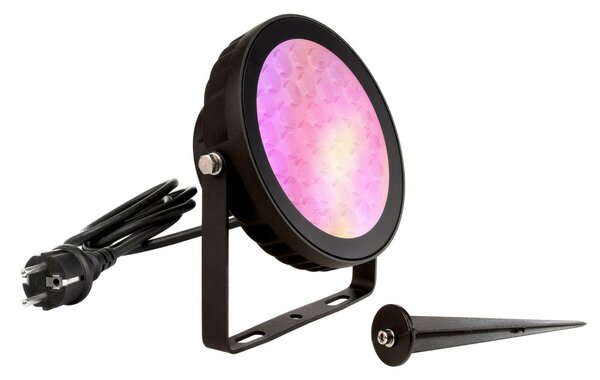 Deko-Light bodové svítidlo se zápichem, RF-smart, 230V, 25W, RGB+CCT, 2700-6500K, IP65 černá 843521