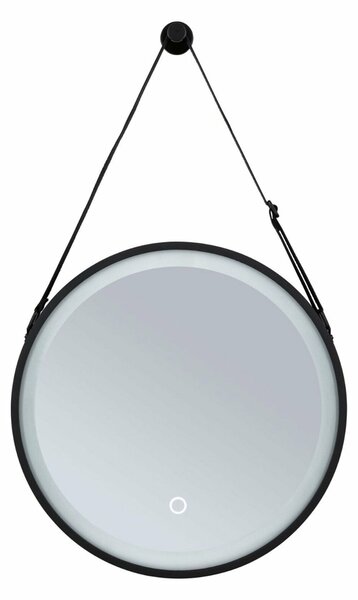 PAULMANN LED zrcadlo s osvětlením Miro IP44 měnitelná bílá 230V 7,5W zrcadlo/černá mat