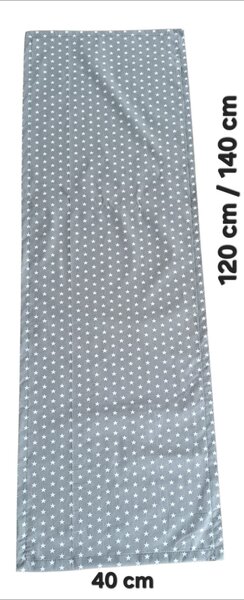 Textilní běhoun na stůl - Vánoce - hvězdičky - 50 x 140 cm