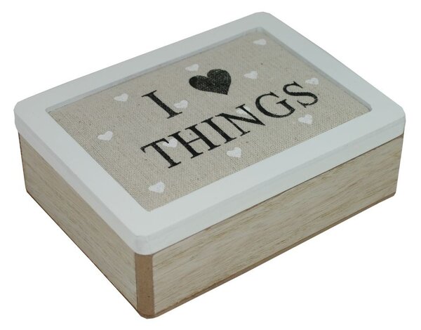 Krabička s polštářkem I love things 2001282