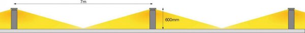 Deko-Light stojací svítidlo, Faro 60, 24 W, DALI, 3000 K, 220-240V 1124 lm šedá IP65 730493