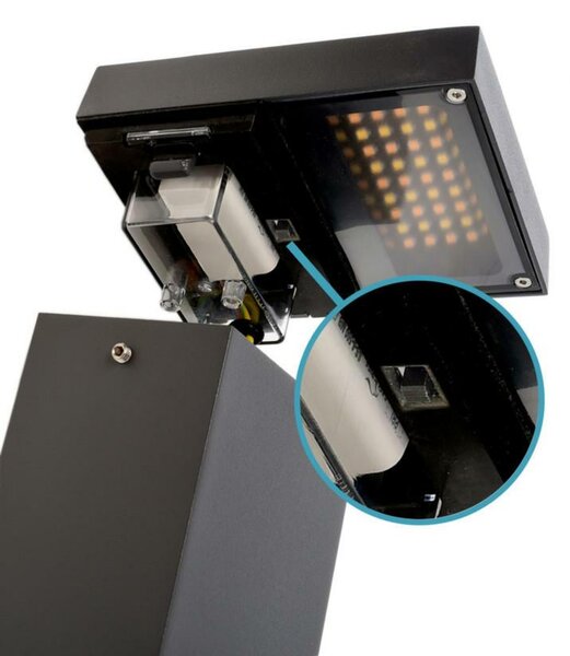 Deko-Light stojací svítidlo, Lerna 1000, 7,4 W, 3000/4000K, 220-240V 516 lm tmavěšedá IP65 733072