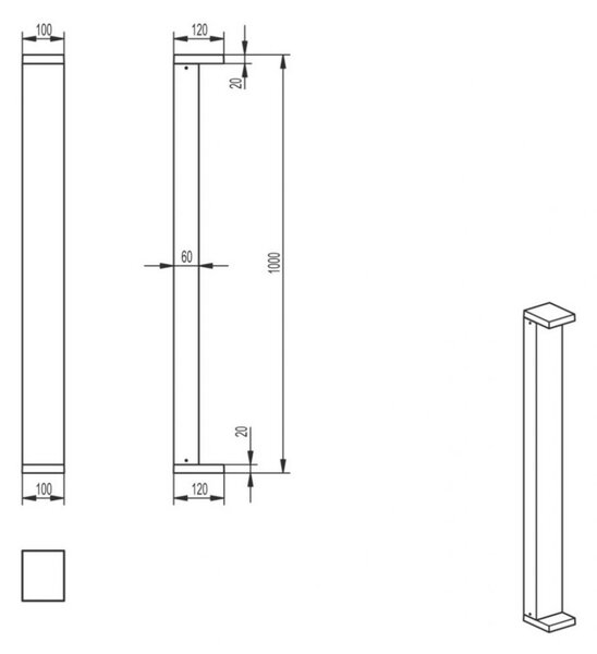 Deko-Light stojací svítidlo, Lerna 600, 7,4 W, 3000/4000K, 220-240V 516 lm tmavěšedá IP65 733073