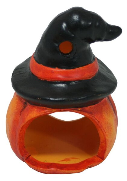 Svícen dýně v klobouku 12 cm 2000193