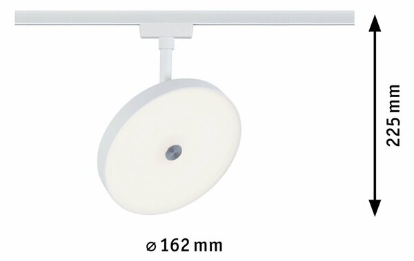 PAULMANN URail LED lištový spot Hildor 15W 3000K stmívatelné 230V bílá