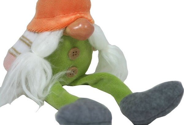 Skřítek oranžová čepice 30cm 2009922