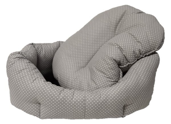 Pelech pro domácí mazlíčky - šedý puntík - 55 x 40 cm