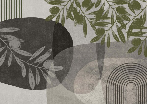 Fototapeta Přírodní prvky v abstraktním designu, Abstraktní fototapety, Populární fototapety, t00184 - Tapeko.co.cz