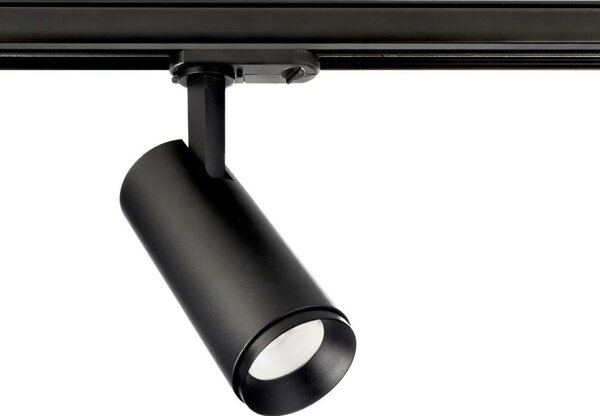 Deko-Light 1-fázový kolejnicový systém bodové svítidlo, Lucea, Tilt, 10 W, DIM, 2700 K, 220-240V tmavě černá RAL 9005 707168