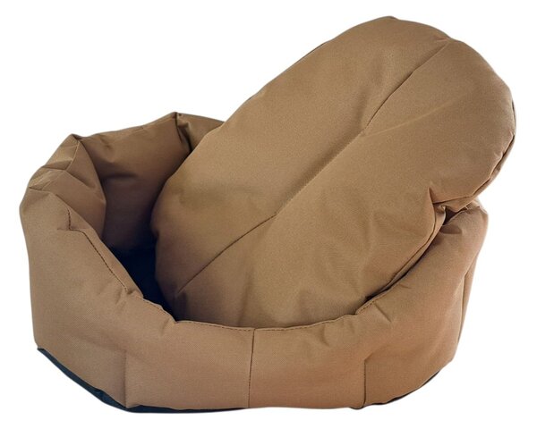 Pelech pro domácí mazlíčky - okrový nylon, nepromokavý - 45 x 30 cm