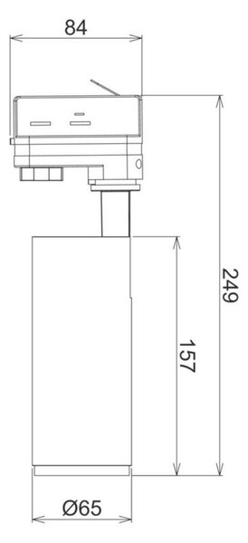 Deko-Light 3-fázové bodové svítidlo - Lucea, Tilt, 10 W, DTW, 1800-2700 K, černá 707214