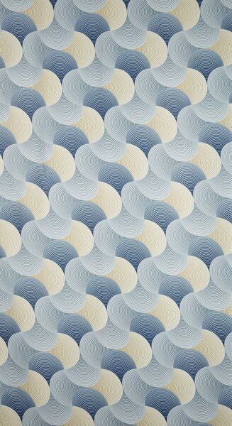 ZATEMŇOVACÍ ZÁVĚS NA KROUŽCÍCH ASETA 140X250 CM VZOROVANÁ